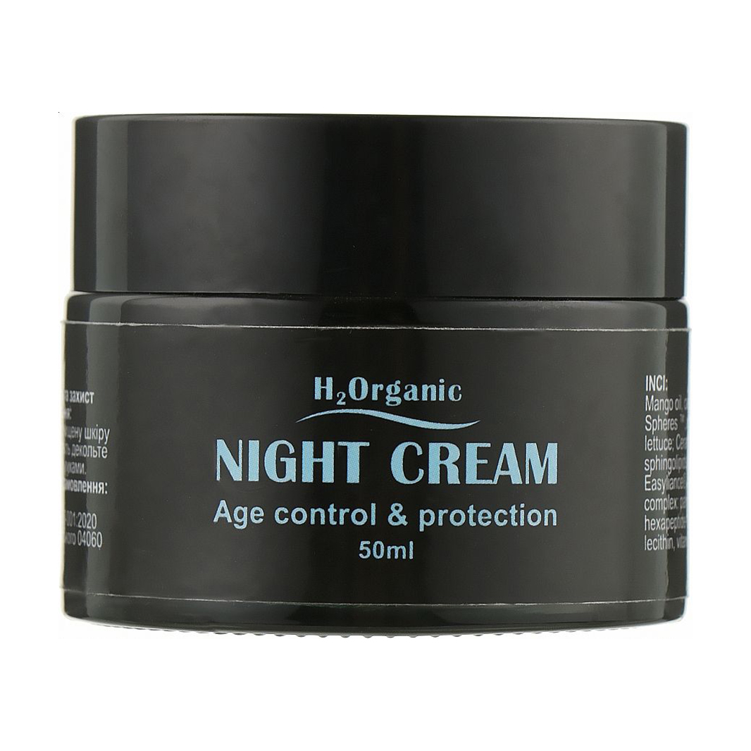 Уцінка! Нічний крем для обличчя H2Organic Age Control &amp; Protection Night Cream, 50 мл